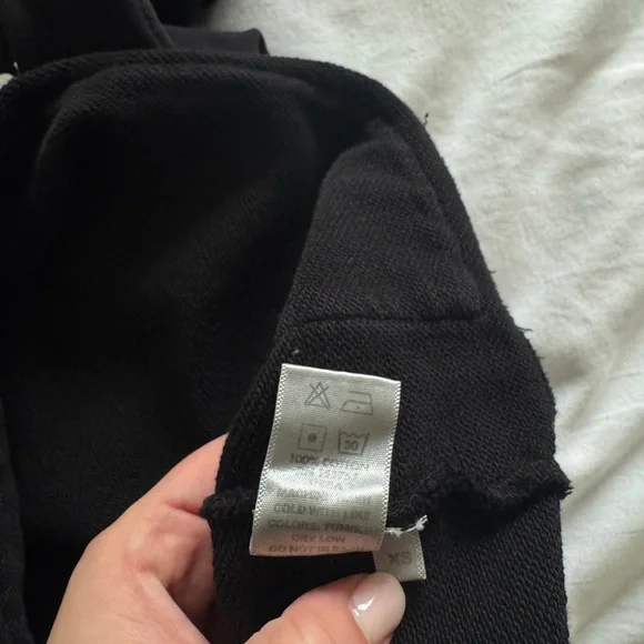 Madhappy Black Hoodie with Tag Detail - Picture 3 of 6
